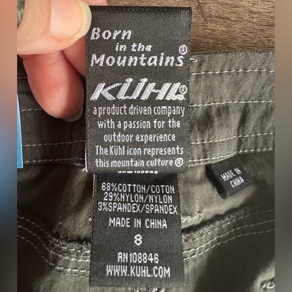 NWT Kuhl Splash Skirt Women Sz8 Gray Unlined Outdoor Hiking Flare Pockets Snap - Picture 6 of 14